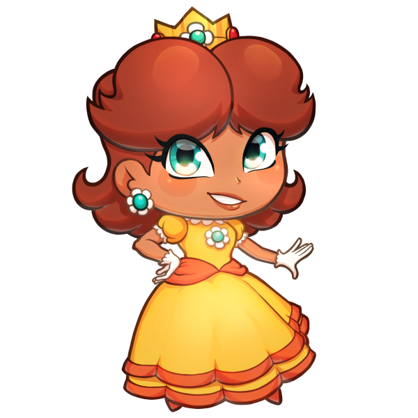 Daisy - Chibi Princess [Keychain] - Super Mario Bros.