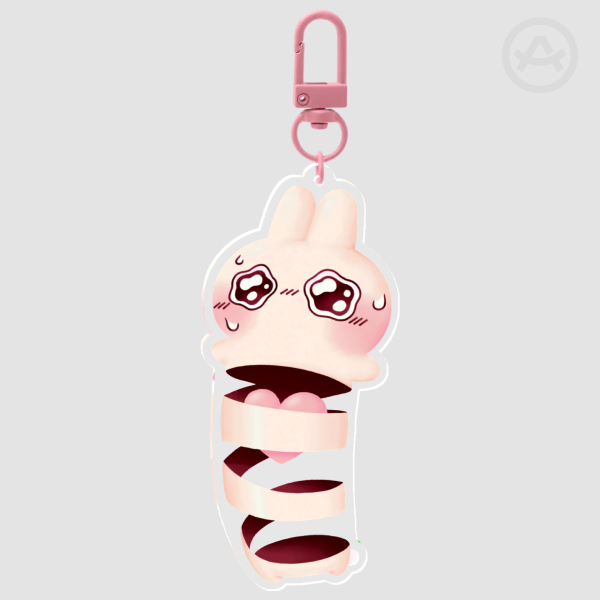 Ribbon Rabbit Keychain (alt.)