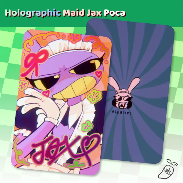 Maid Jax Holo Photocard