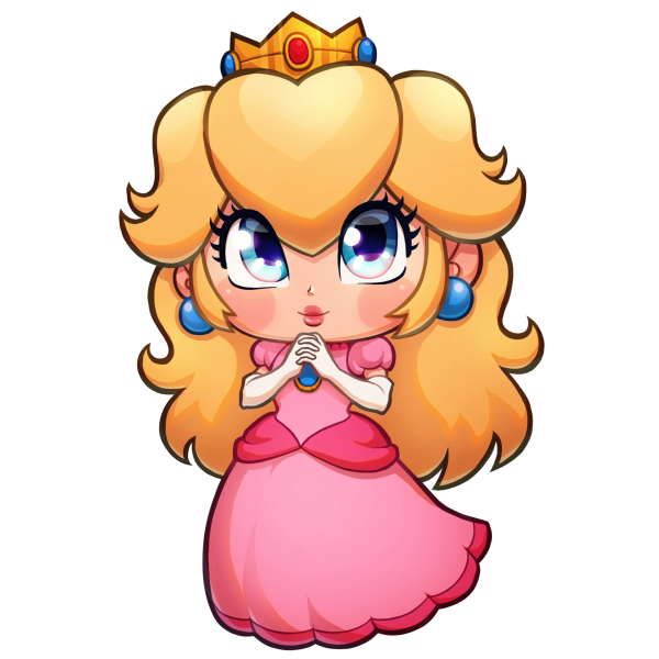Peach - Chibi Princess [Keychain] - Super Mario Bros.