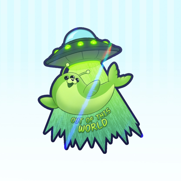Out of this World Holo Sticker