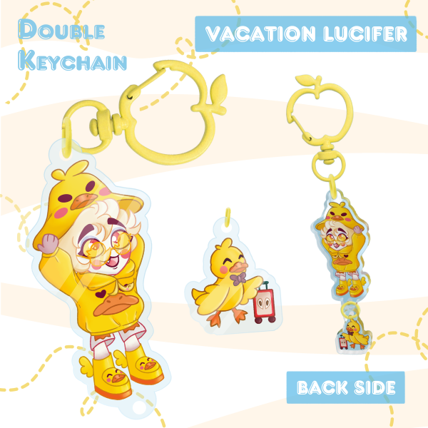 Vacation Lu with duck Keychain