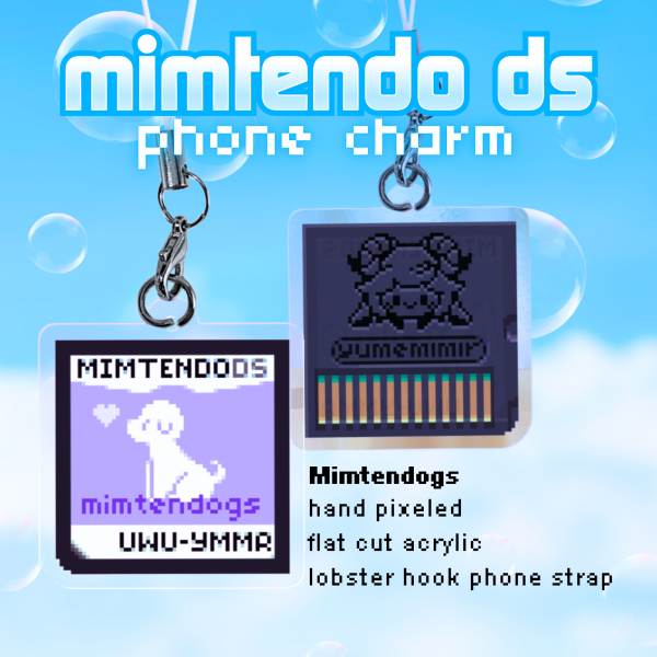 Mimtendogs  - Mimtendo DS Phone Charm
