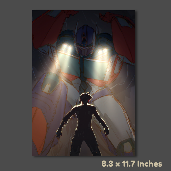 Cave Collapse HTN Print - Optimus Prime