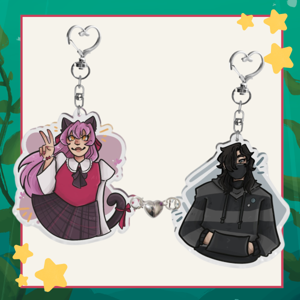 ZaneChan Magnet Keychains