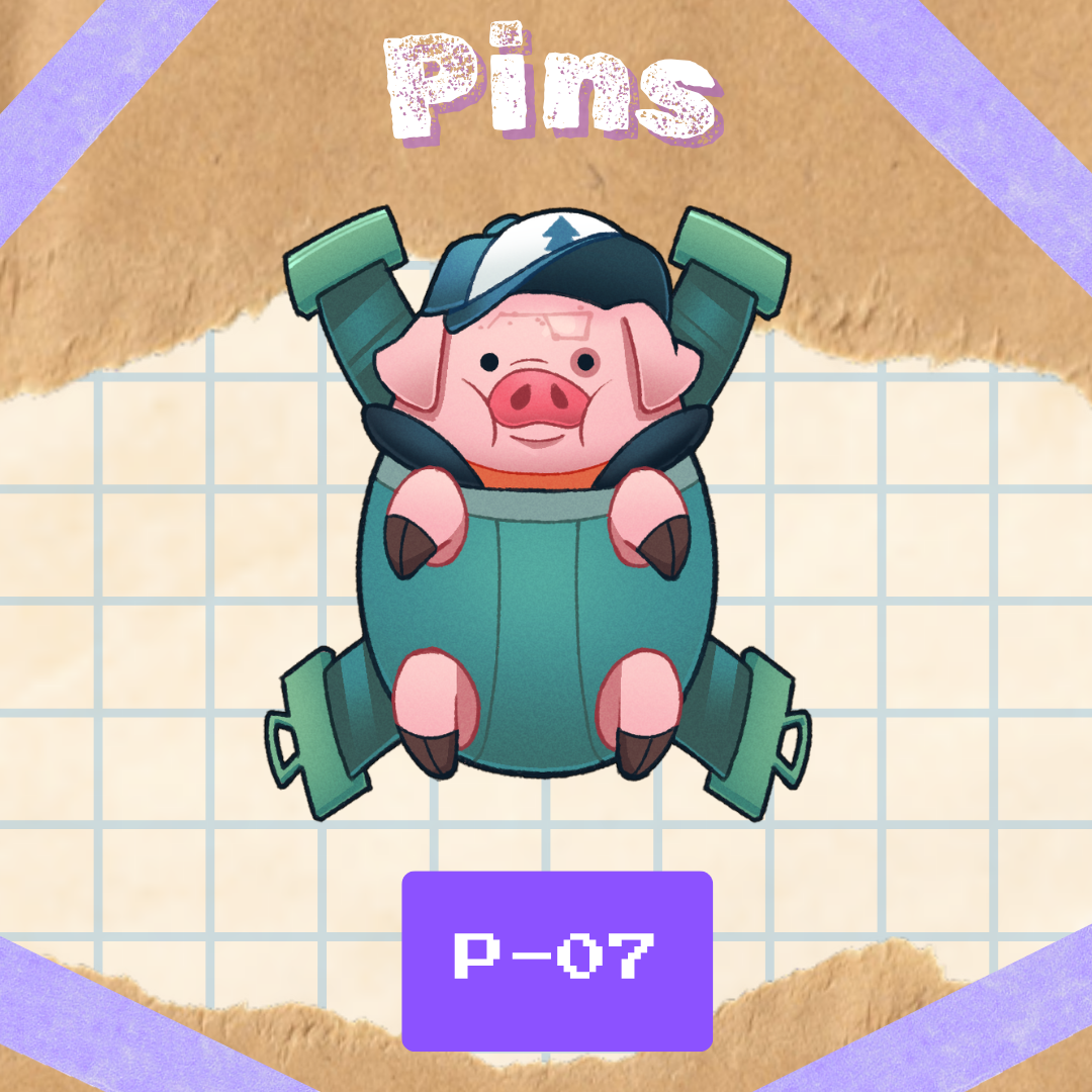 P-07 "Dipper Waddles - Gravity Falls"