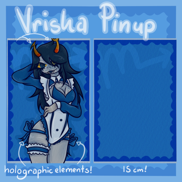 💙 Vriska Holographic Photocard 💙