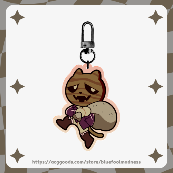 Pocket Cat [FEAR AND HUNGER] - Acrylic Keychain