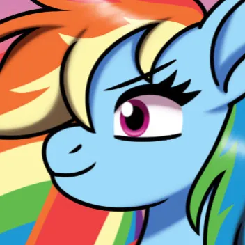 Rainbow Dash Keychain