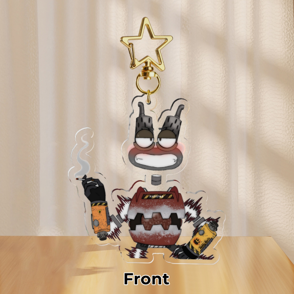 Earth Wubbox My Singing Monsters Clear Acrylic Keychains