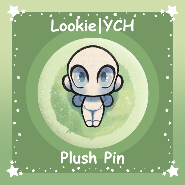 Lookie | YCH Plush Badge