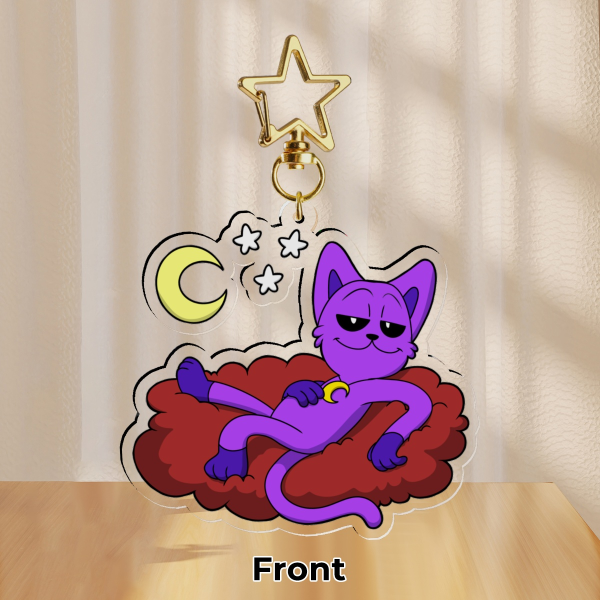 CatNap Poppy Playtime Clear Acrylic Keychain