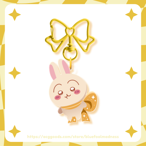 Usagi Bow [CHIIKAWA] - Full Bleed Acrylic Keychain