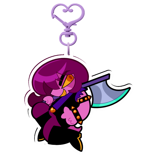 Susie Clear Acrylic Keychain