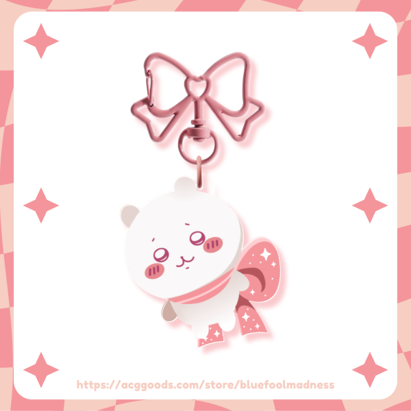 Chiikawa Bow [CHIIKAWA] - Full Bleed Acrylic Keychain
