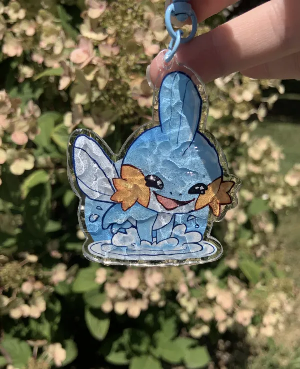 Mudkip Ripple Keychain