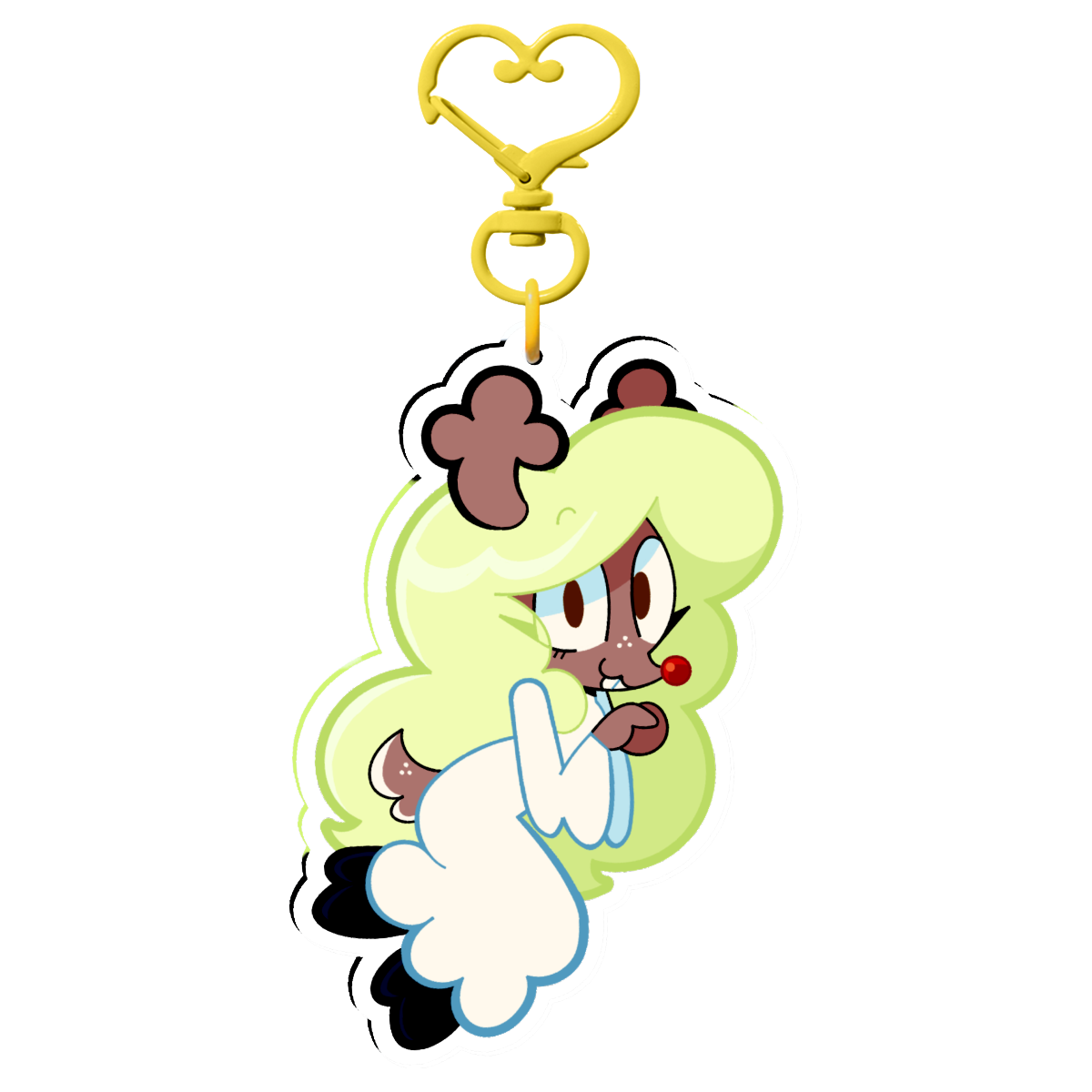 Noelle Clear Acrylic Keychain