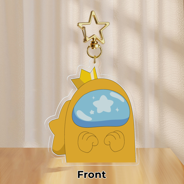 NatStar Among Us Show Clear Acrylic Keychains