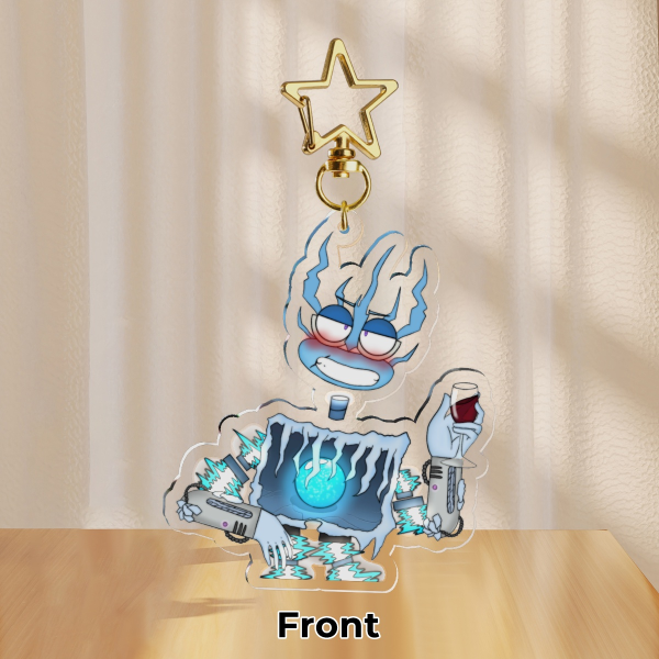 Cold Wubbox My Singing Monsters Clear Acrylic Keychains