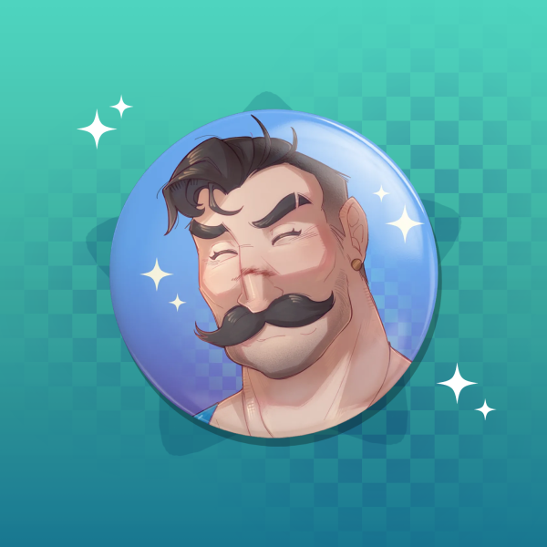 DEADLOCK | Lash Round Badge (Button Pin)