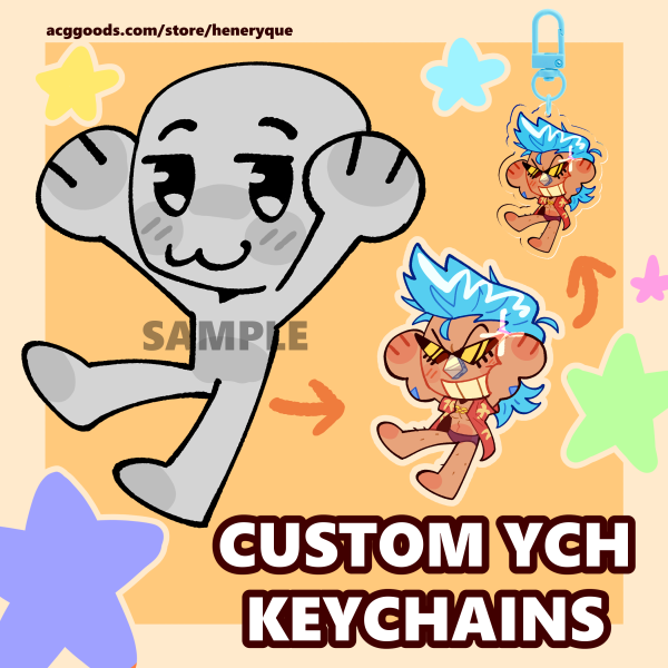 YCH Custom Acrylic Keychain (50mm)