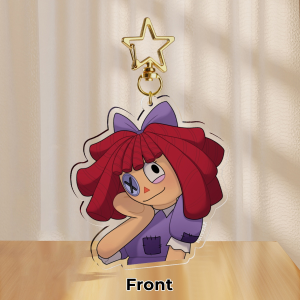 Ragatha The Amazing Digital Circus Clear Acrylic Keychains