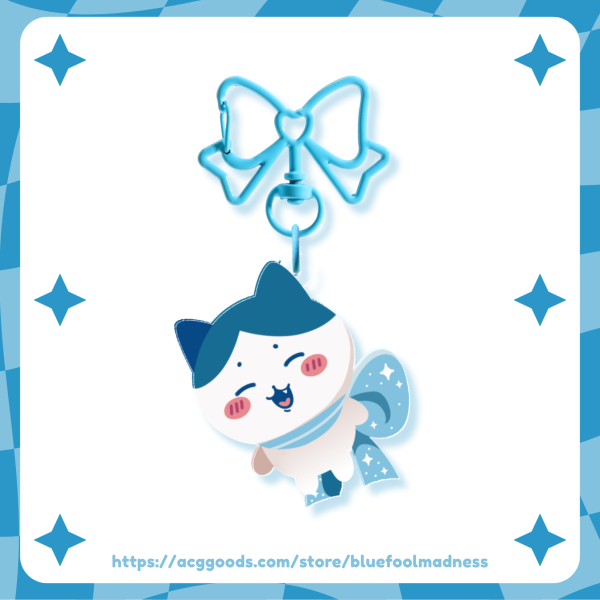 Hachiware Bow [CHIIKAWA] - Full Bleed Acrylic Keychain