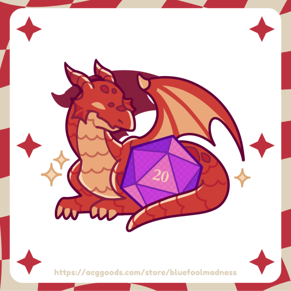 Red Dragon D&D - Sticker