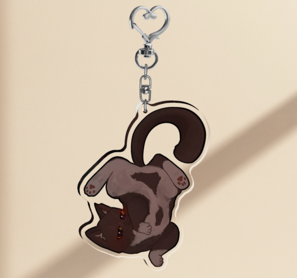 My Chonky Cat Roxy: Single-side Rounding Acrylic Keychains