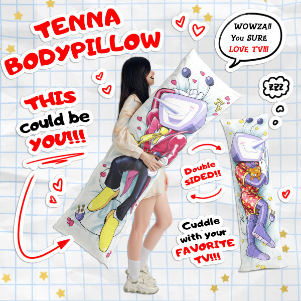 Tenna Body Pillowcase - 19.7"x63"(50x160cm) [Deltarune]