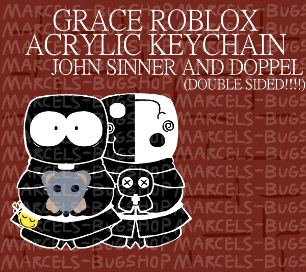 John Sinner & Doppel Double Sided Grace Acrylic Keychain