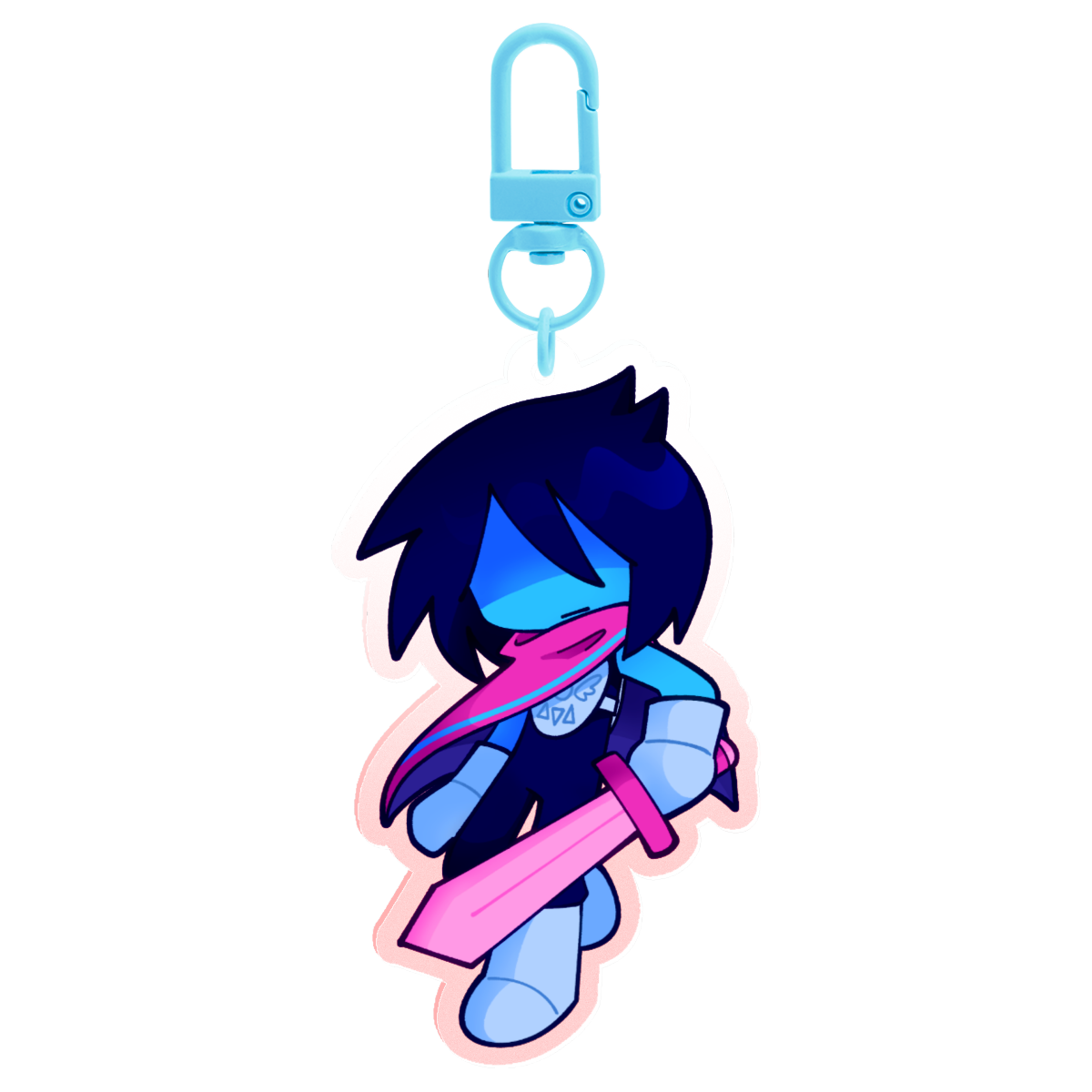 Kris Colored Edge Acrylic Charm