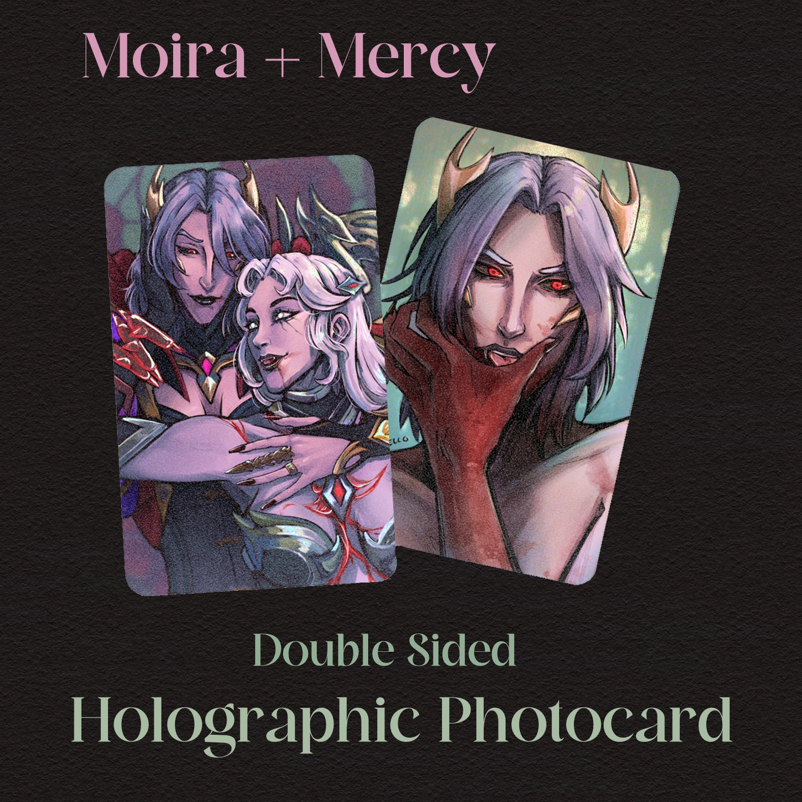 Vampire Moicy ~ Double Sided Holographic Photocard