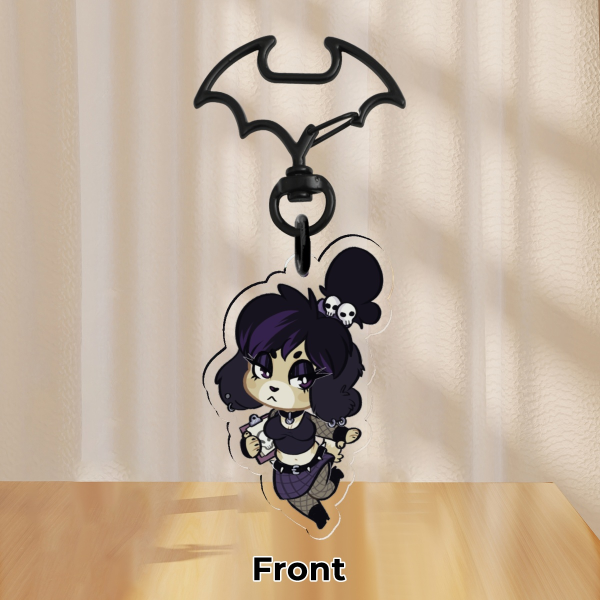Goth Isabelle Acrylic Keychain