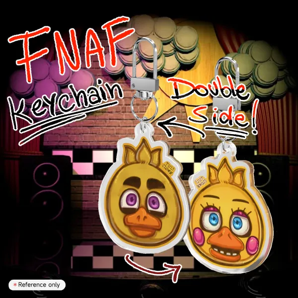 Chica/Toy Chica - Double side keychain