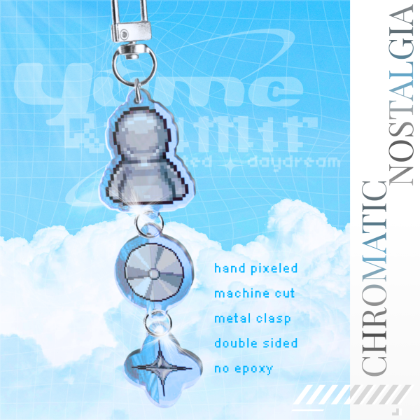 Chromatic Nostalgia Acrylic Charm Chain