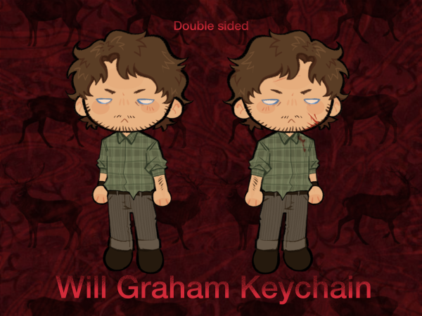 Will Graham double sided Keychain