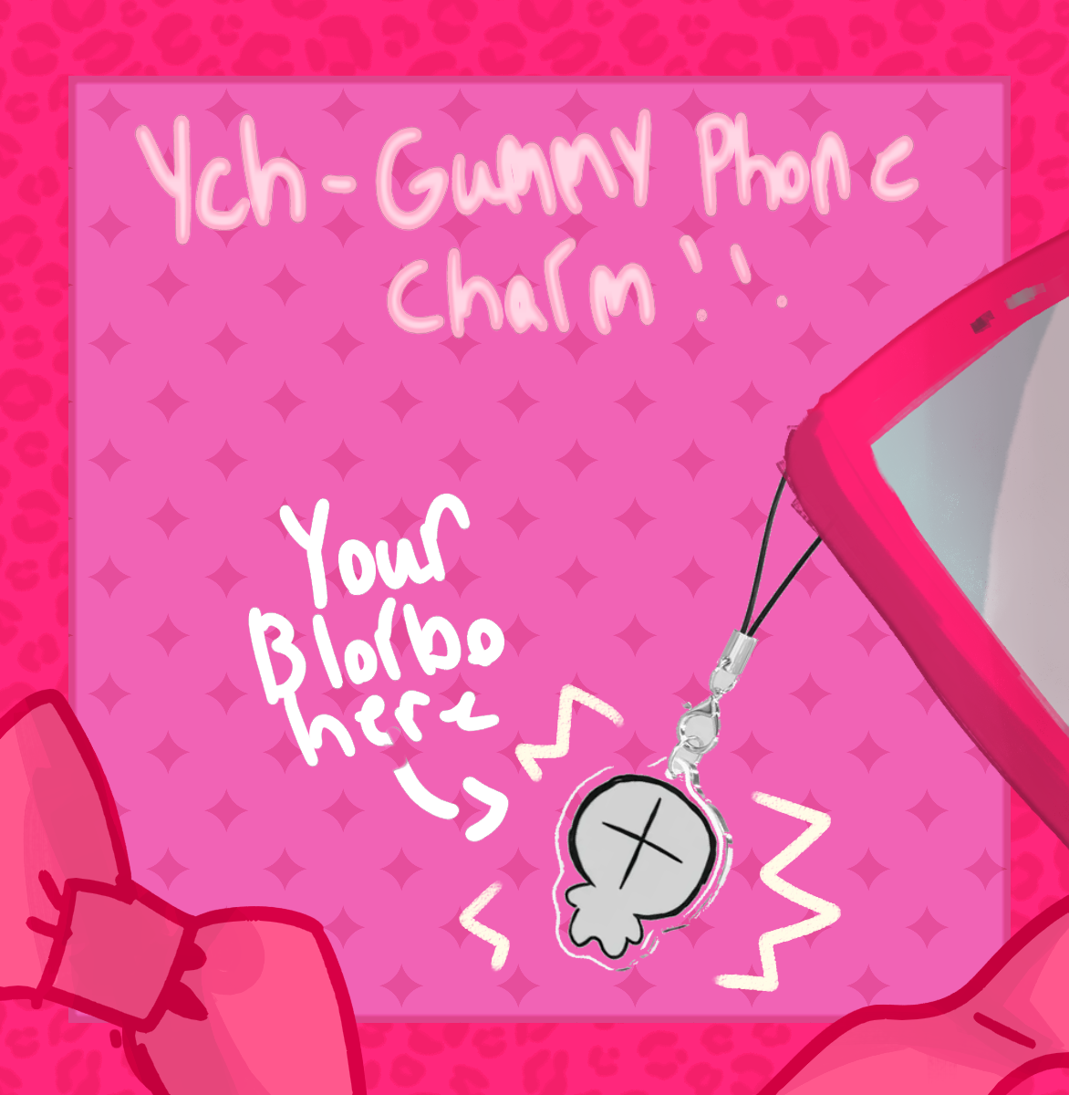YCH- Gummy Phone Charm