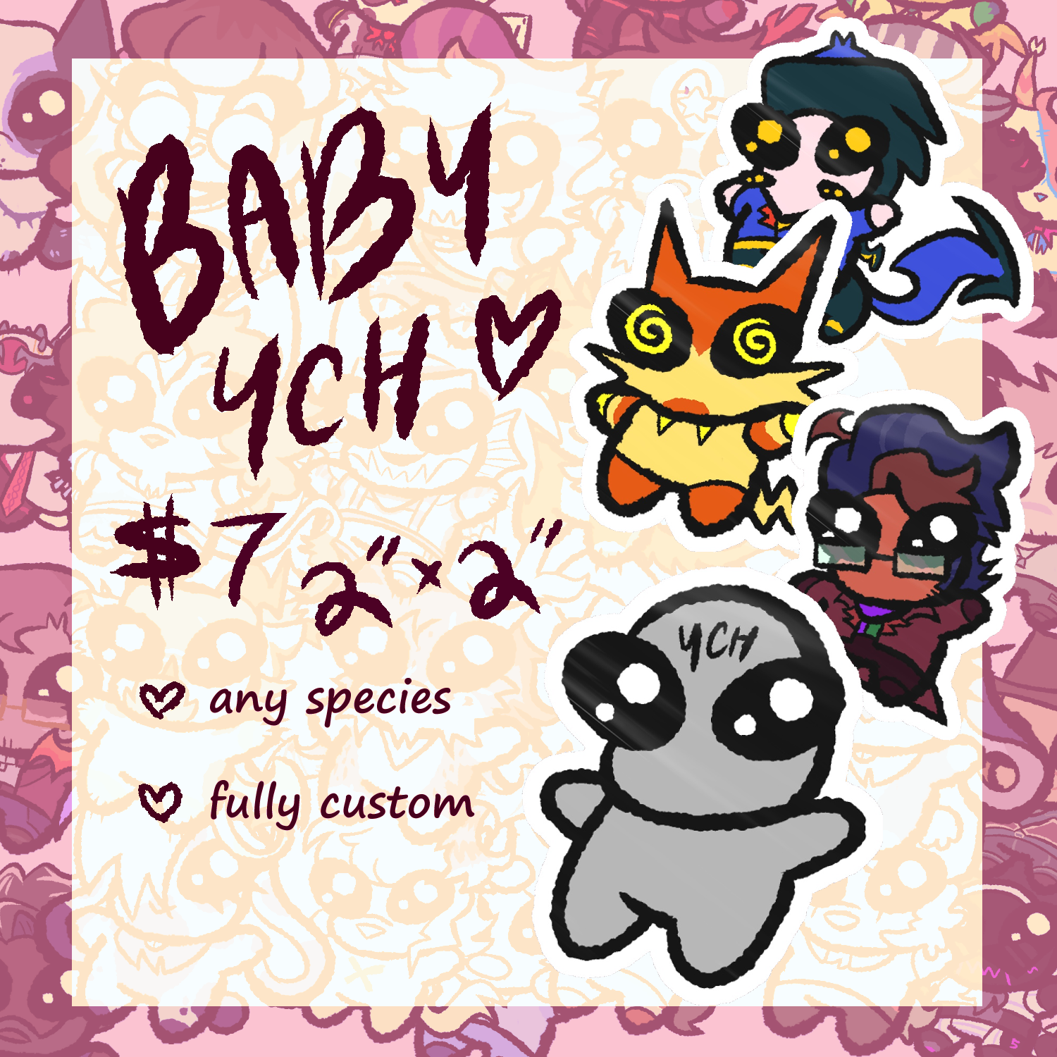 YCH Baby Sticker