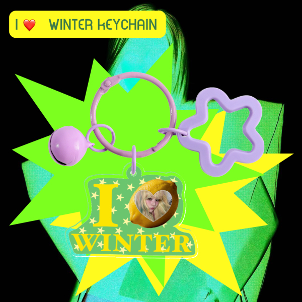 i love lemoni winter Keychains