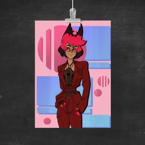 Alastor in a suit