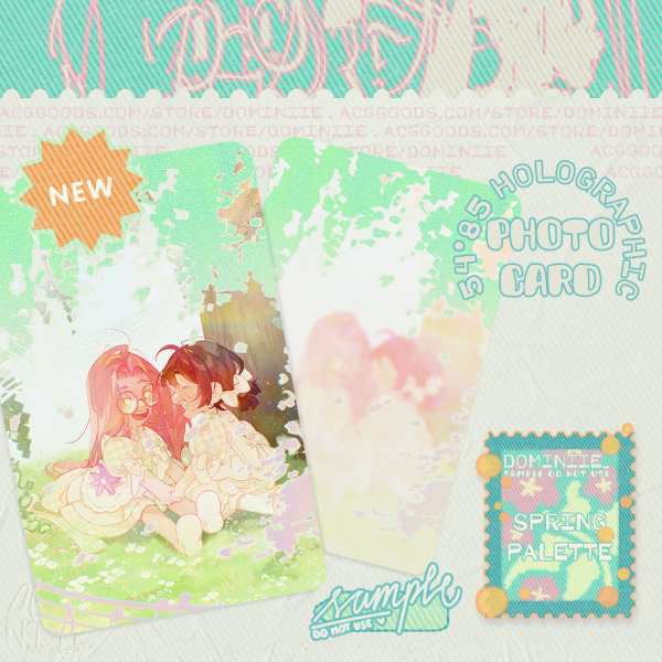 MiziSua Anakt Garden 𖧧 Holographic Photocard