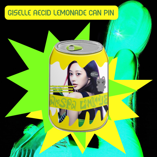 giselle æcid lemonade can badge