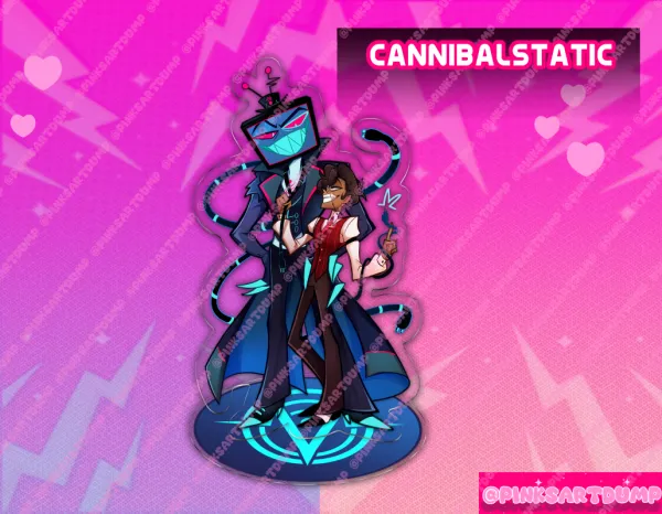 Radiostatic Human Al X Demon Vox Standee