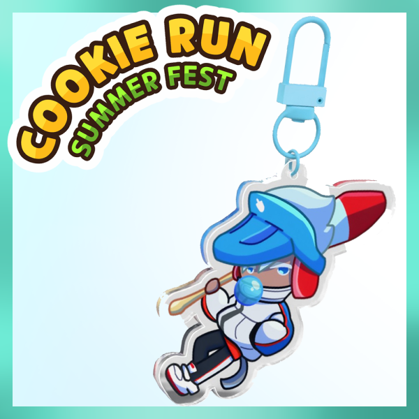 Ice Pop Cookie Keychain