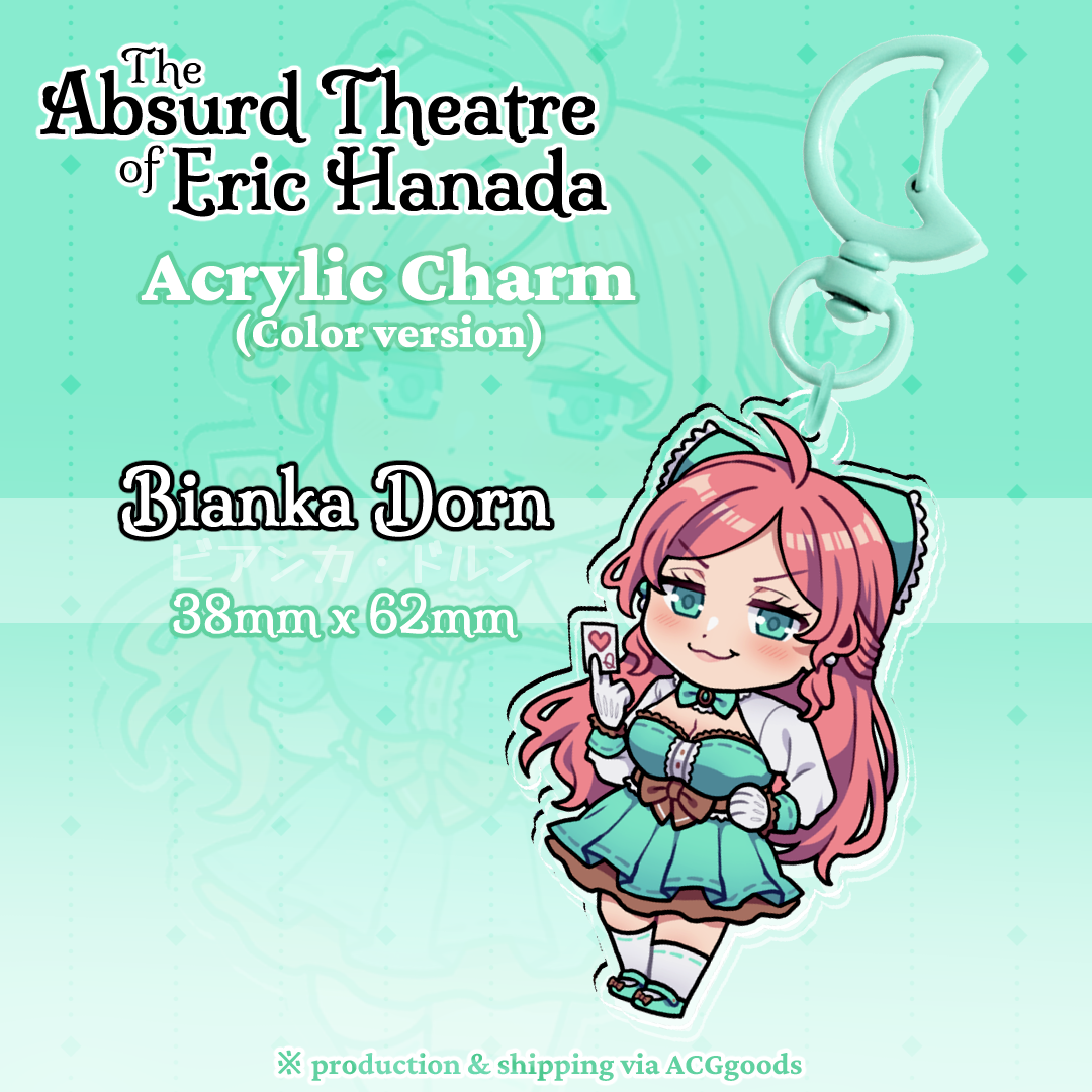 Bianka Dorn Keychain Charm (Color ver.) 【The Absurd Theatre of Eric Hanada】