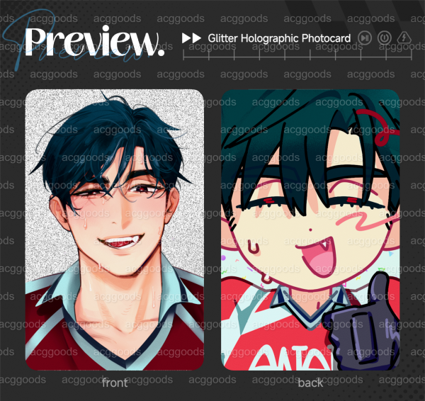 Jock Ivan Glitter Holographic Photocard