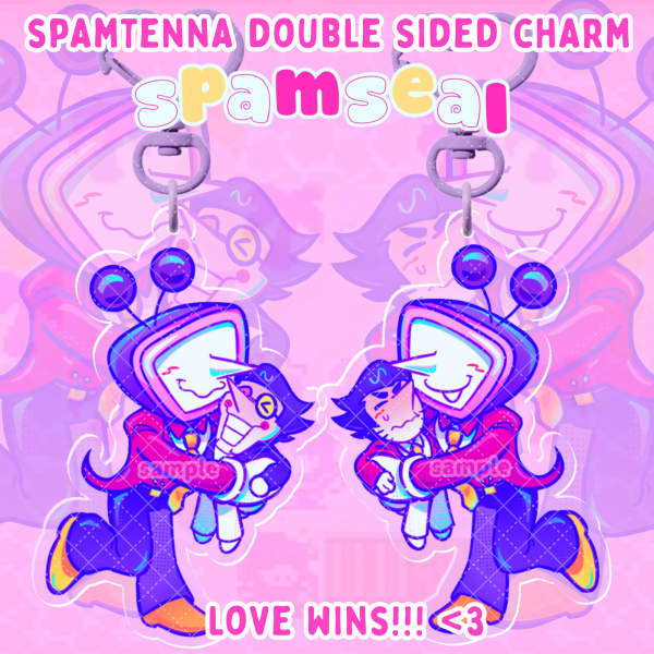 Love wins!! Double sided charm