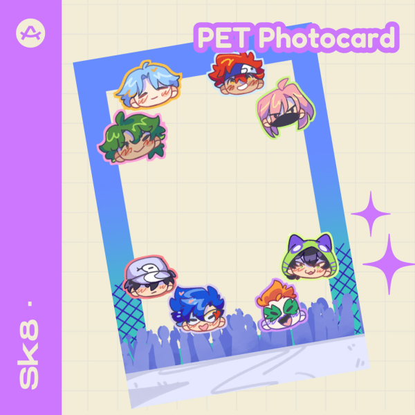 "Nightly Sk8" Transparent Photocard