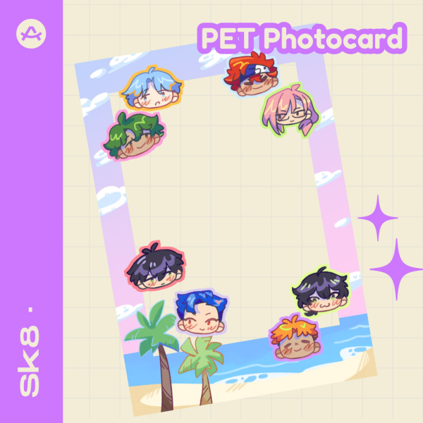 "Daily Sk8" Transparent Photocard